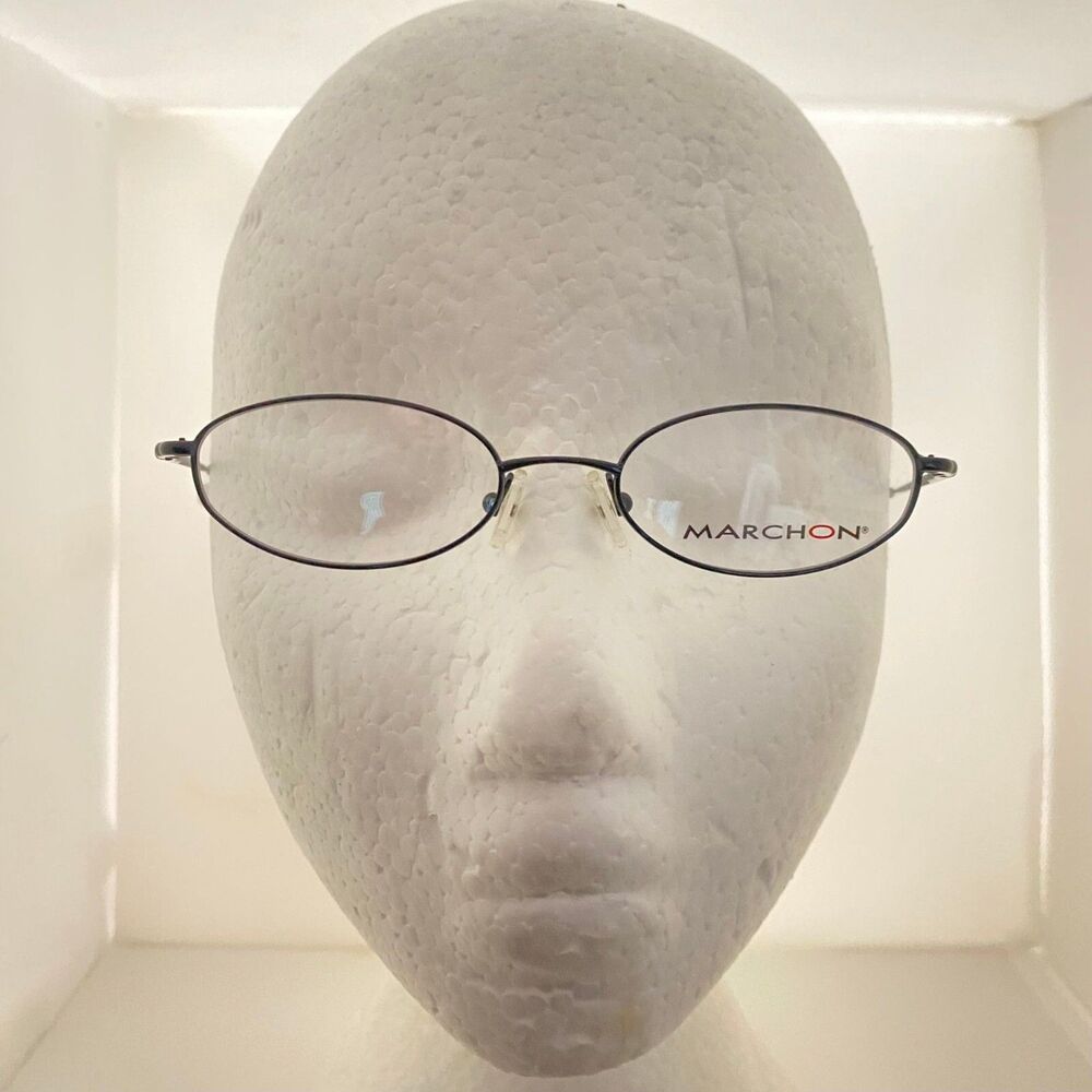 #5791 Marchon M618 Black Boys Oval Eyeglass Frames 47-17-135